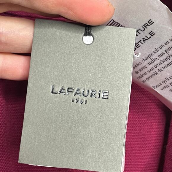 New Lafaurie DELAUNAY LIGHTWEIGHT CANVAS PAINTER'S JACKET in Purple sz M - Picture 6 of 9